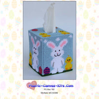 Bunny and Chicks Easter Boutique Tissue Topper