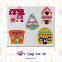 Easter House Magnets