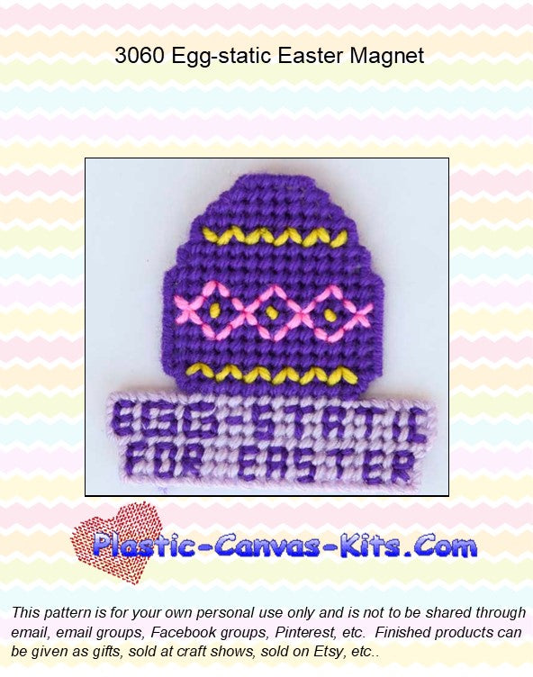 Egg-static for Easter Magnet