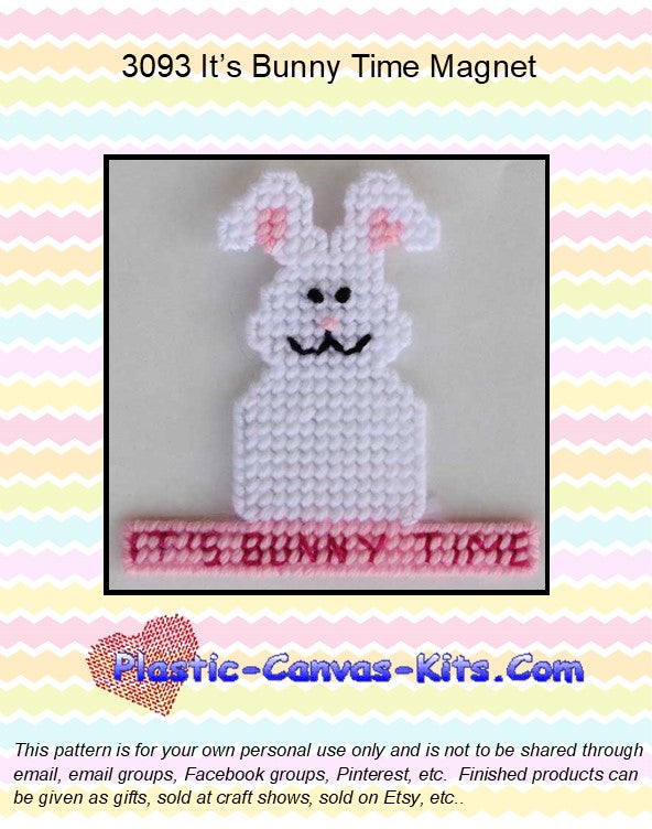 It's Bunny Time Magnet