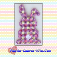 Plaid Easter Bunny Magnet