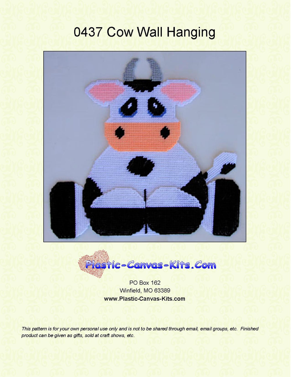 Cow Wall Hanging