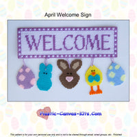 April/Easter Welcome Sign