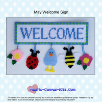 May Welcome Sign