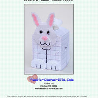 Bunny Rabbit 3-D Tissue Topper