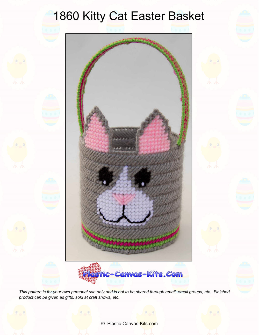 Kitty Cat Easter Basket
