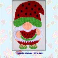 Summer Gnome with Watermelon Wall Hanging