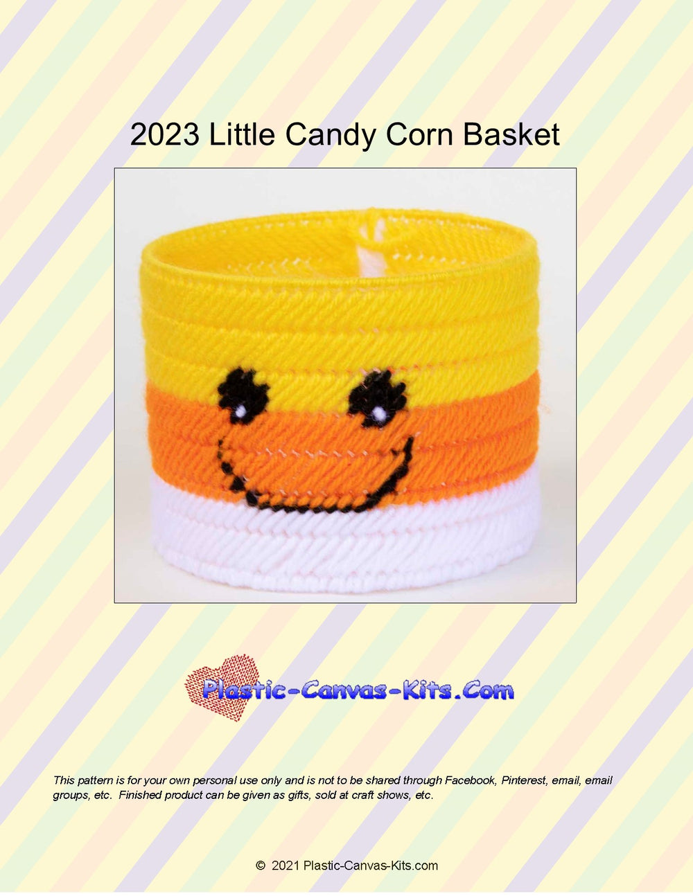 Little Candy Corn Basket