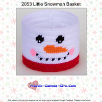 Little Snowman Basket