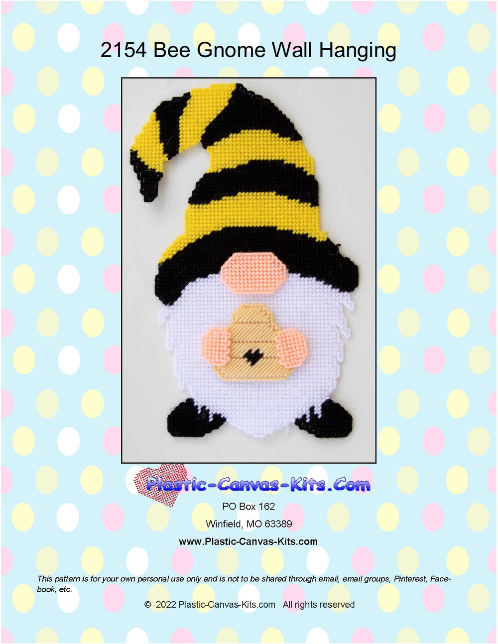 Bee Gnome  Wall Hanging