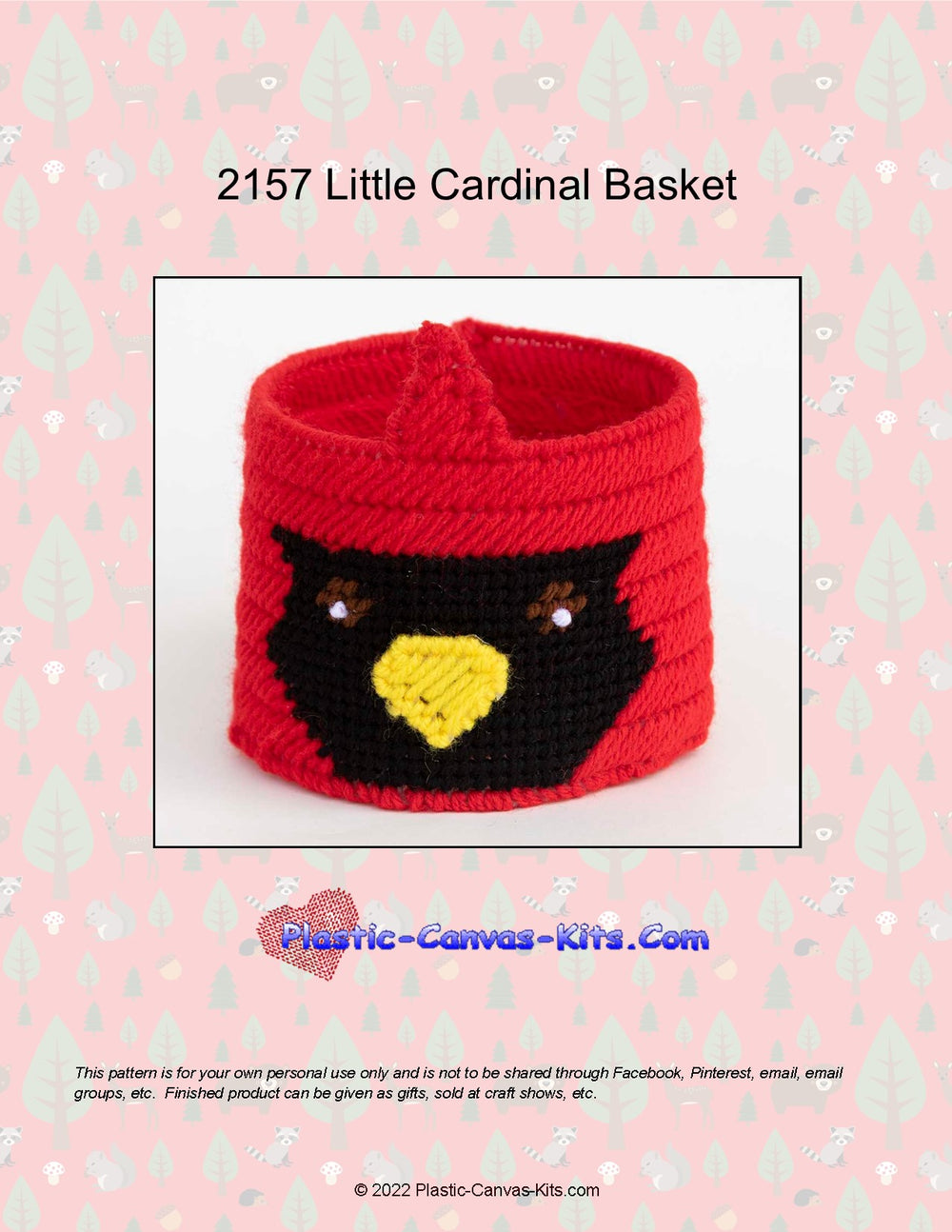 Little Cardinal Basket