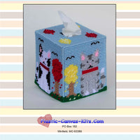 Fall Cats Boutique Tissue Topper