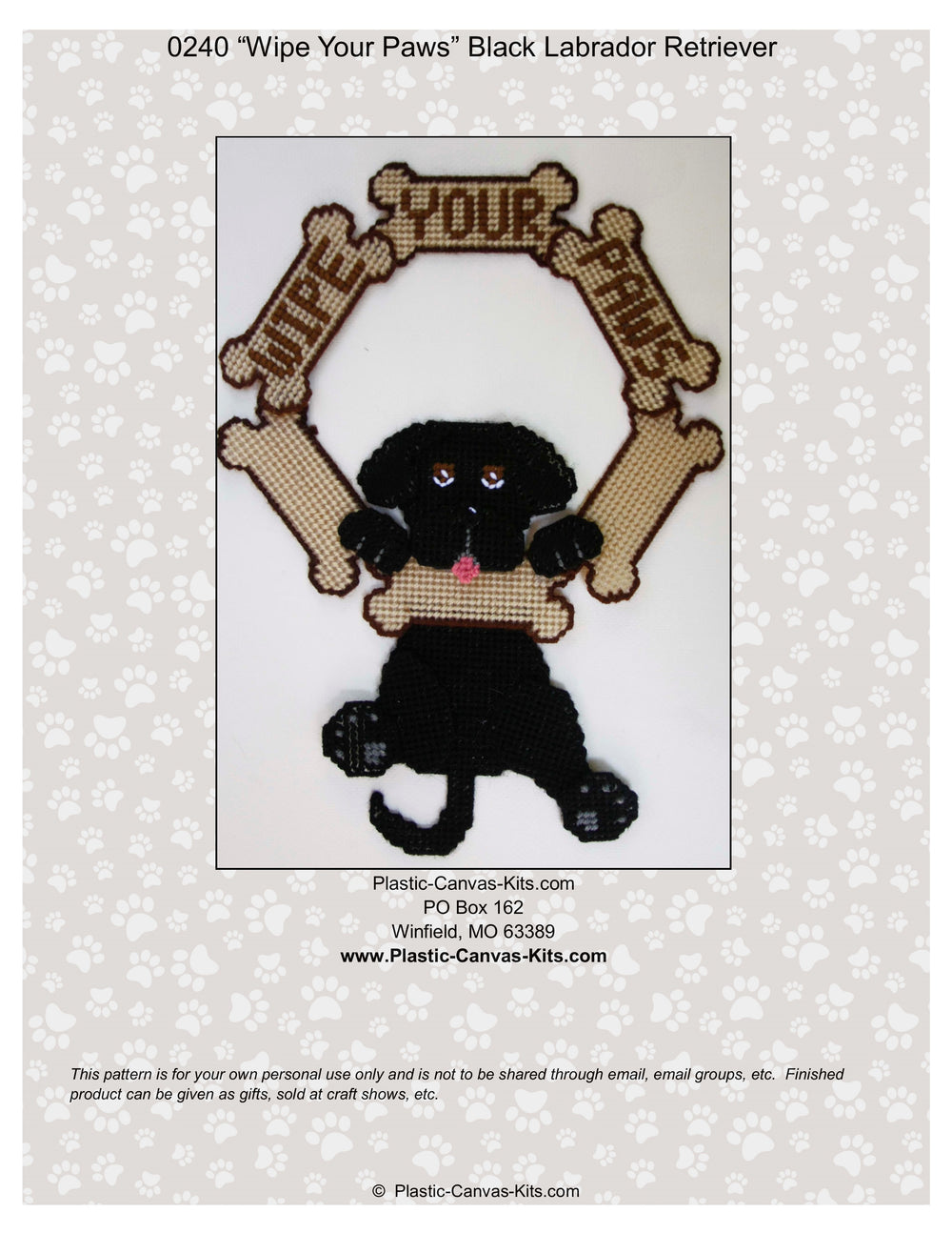 Black Labrador Retriever-Wipe Your Paws