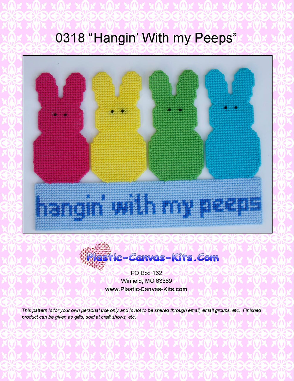 Hangin' with my Peeps Wall Hanging