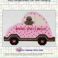 Gingerbread Car Wall Hanging