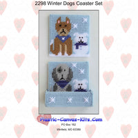 Winter Dogs Coaster Set