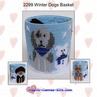 Winter Dogs Basket