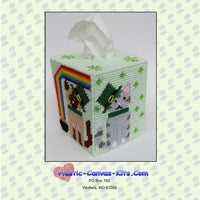 St. Patrick's Day Cats Tissue Topper (Boutique)