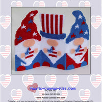 Patriotic Gnomes Folding Screen