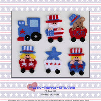 Patriotic Train Magnets