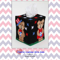Patriotic Bears Boutique Tissue Topper