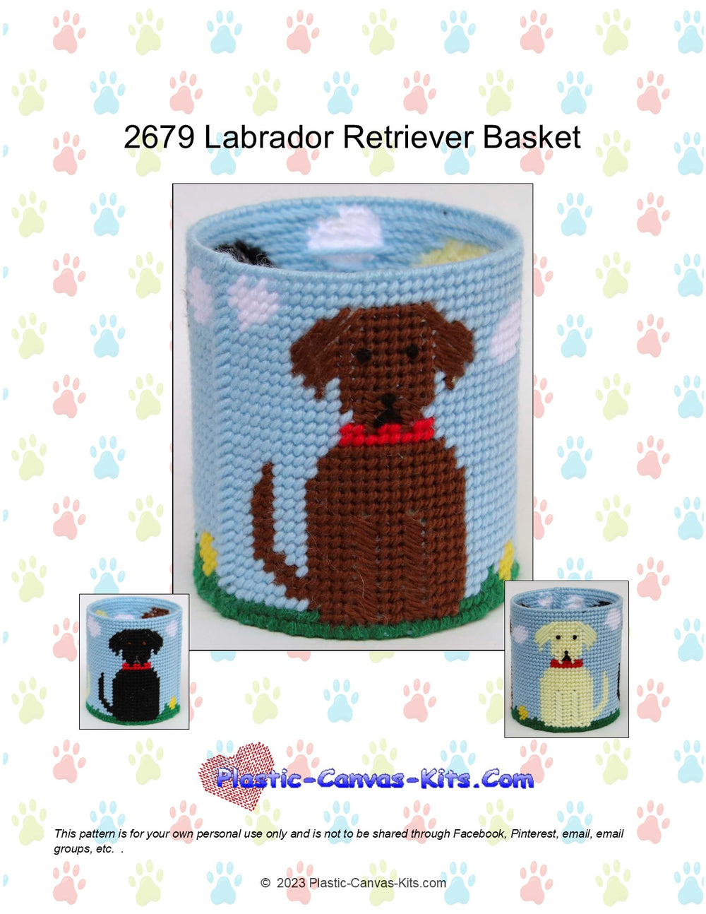 Labrador Retriever Basket