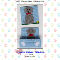 Weimaraner Coaster Set