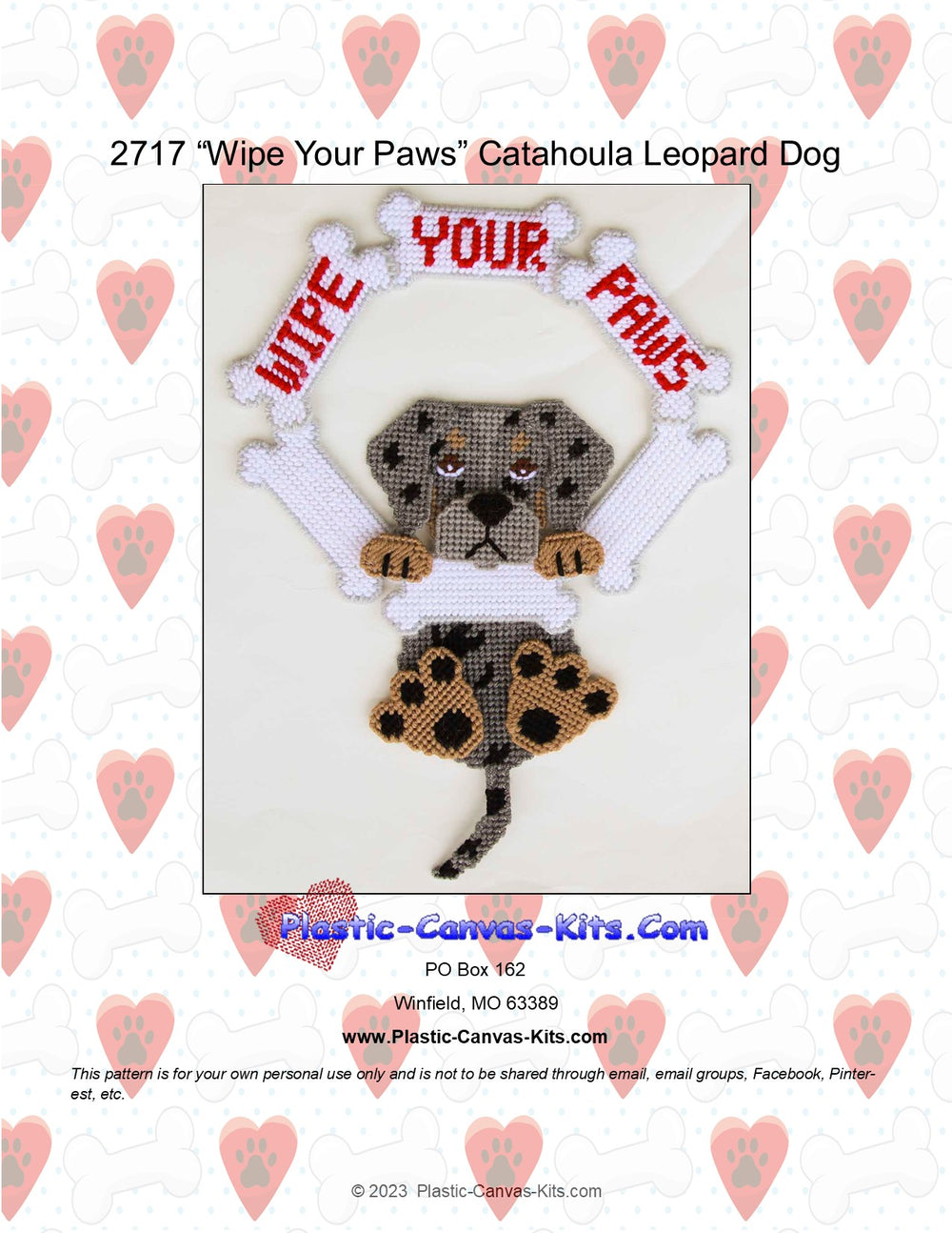 Catahoula Leopard Dog- Wipe Your Paws