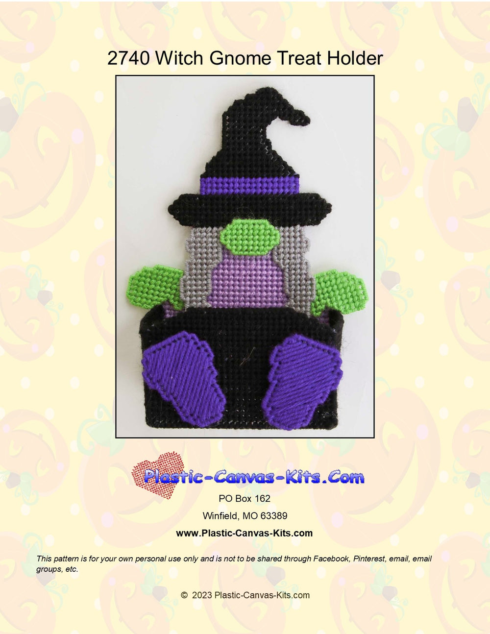 Witch Gnome Treat Holder