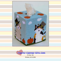 Thanksgiving Cats Boutique Tissue Topper