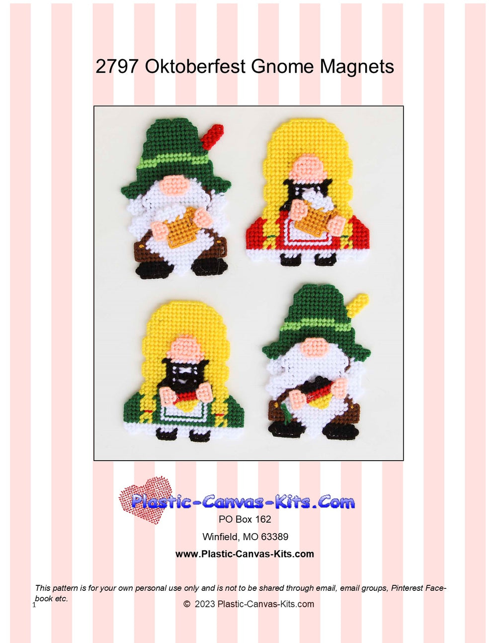 Oktoberfest Gnome Magnets