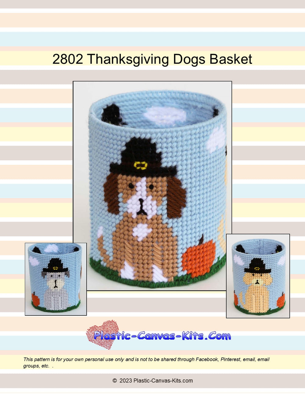 Thanksgiving Dogs Basket