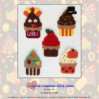 Thanksgiving Cupcake Magnets