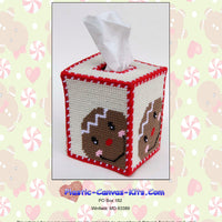 Peeking Gingerbread Man Boutique Tissue Topper