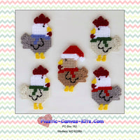 Chicken Christmas Ornaments