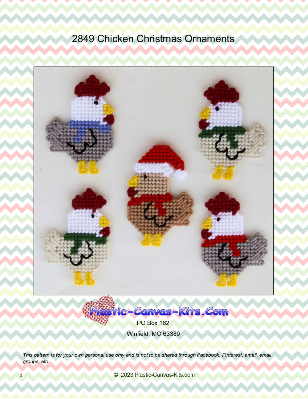 Chicken Christmas Ornaments