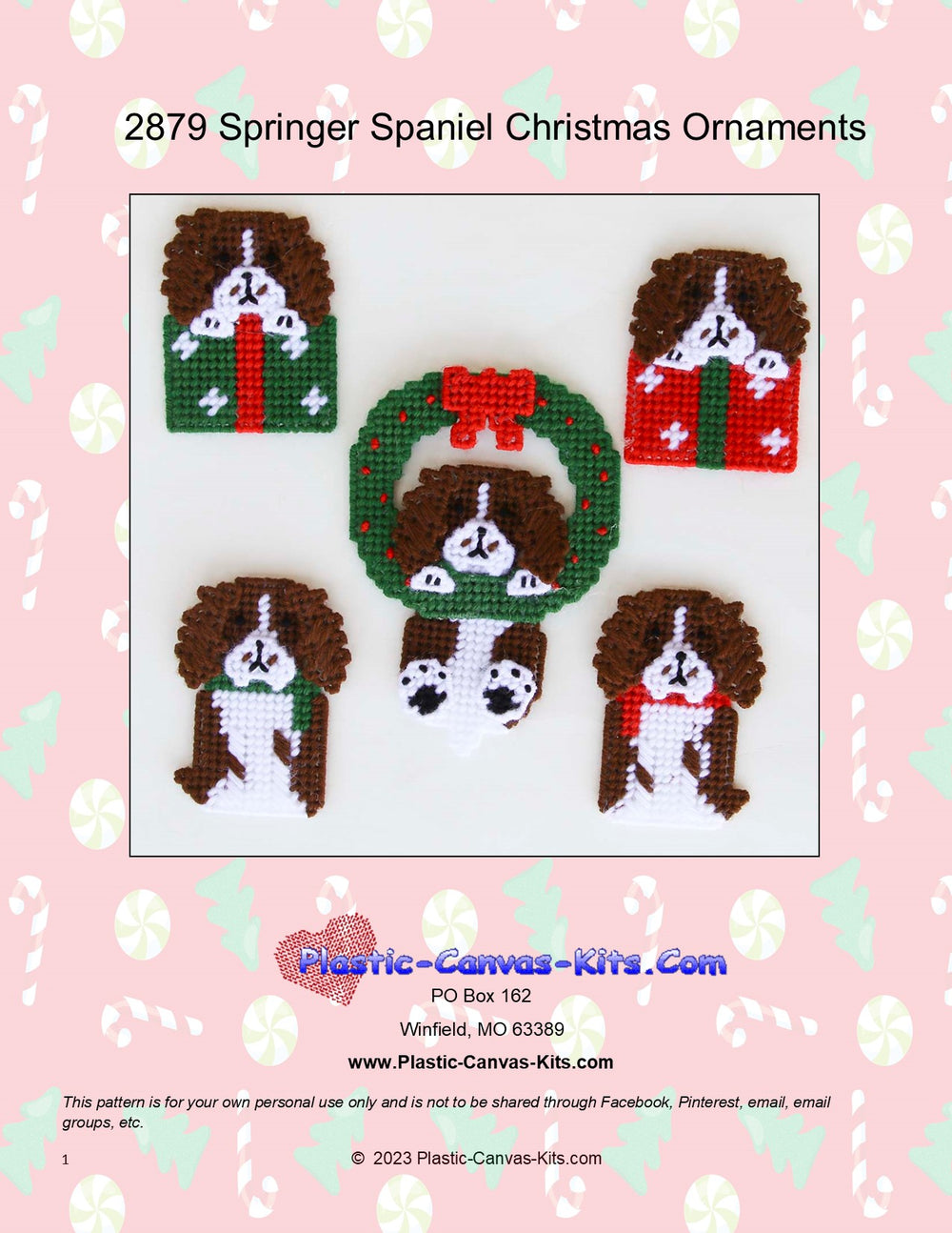 Springer Spaniel Christmas Ornaments