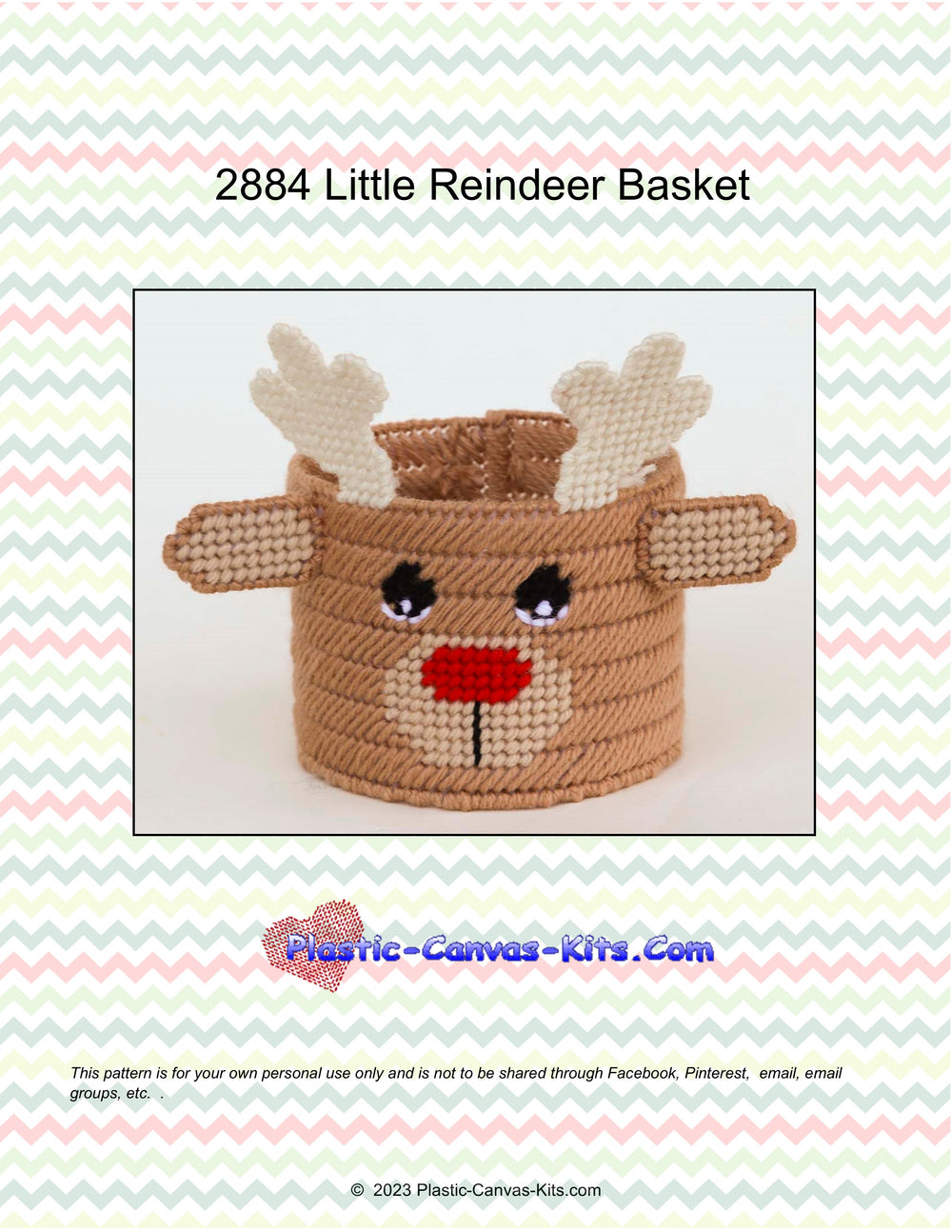 Little Reindeer Basket