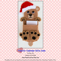 Santa Teddy Bear Note Holder