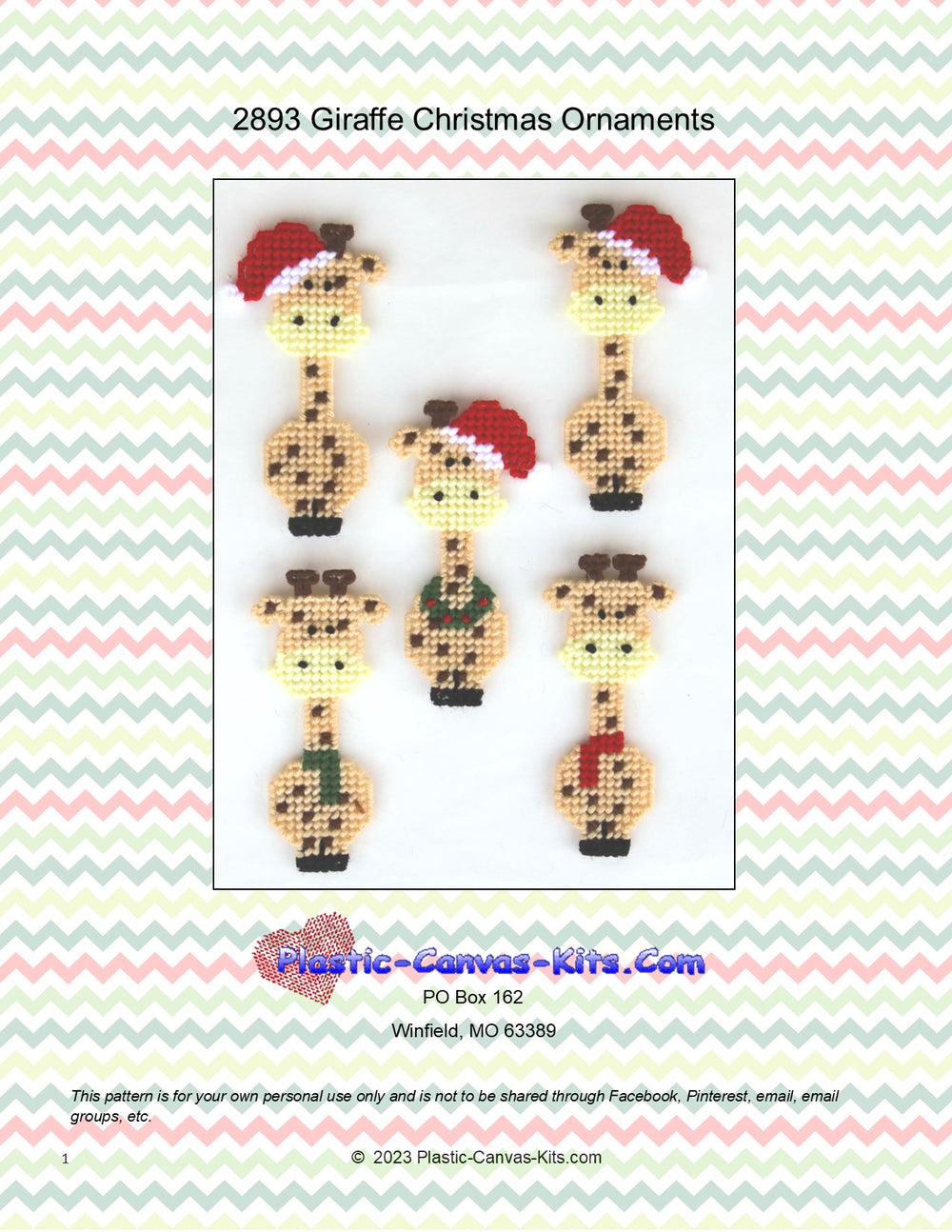 Giraffe Christmas Ornaments