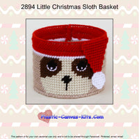 Christmas Sloth Little Basket
