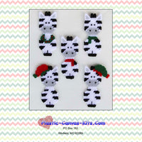 Zebra Christmas Ornaments