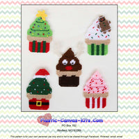 Christmas Cupcake Ornaments