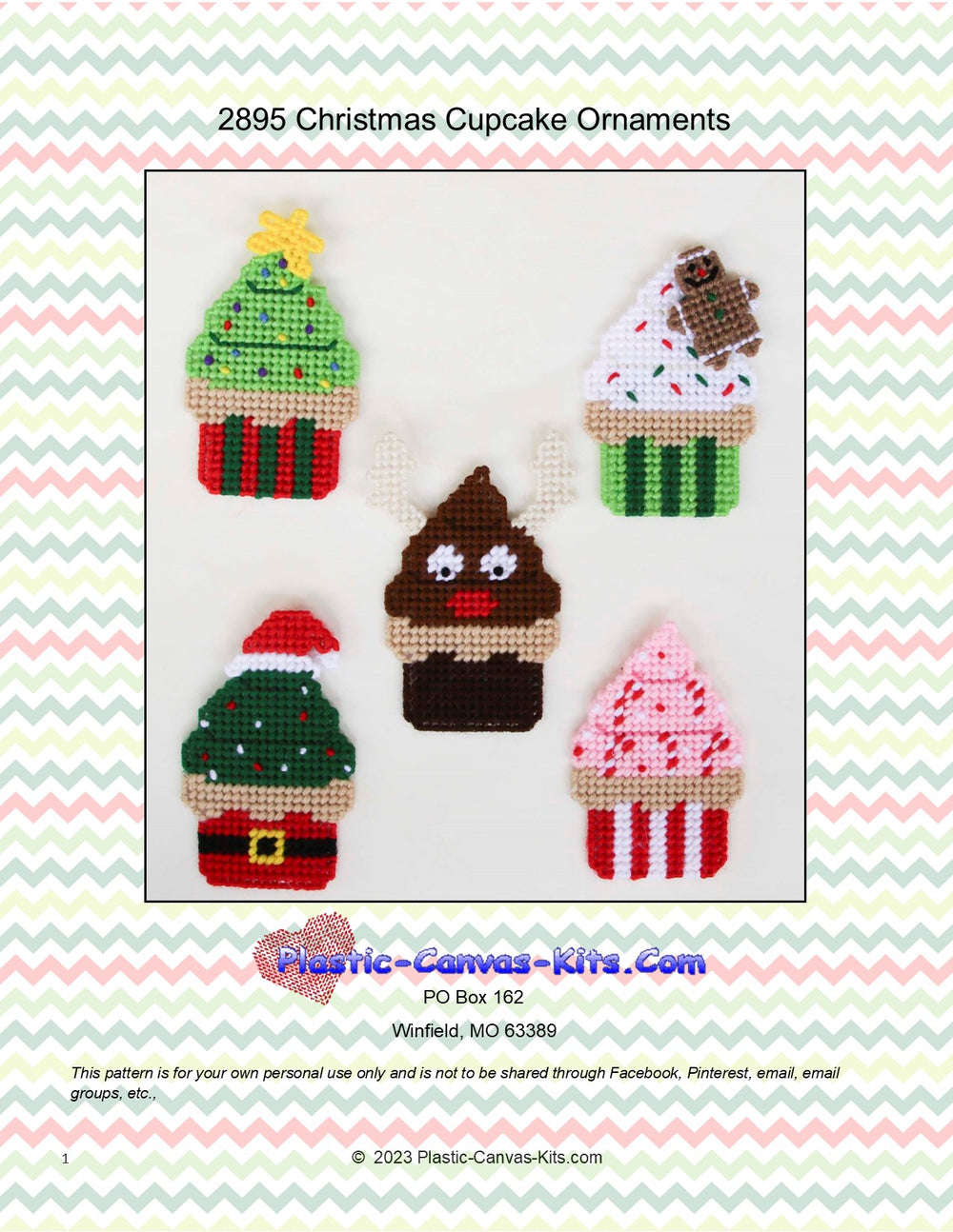 Christmas Cupcake Ornaments