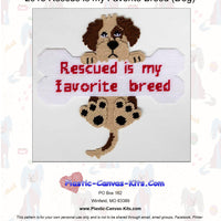 Rescue is My Favorite Breed Dog Wall Hanging