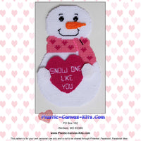 Valentine's Day Snowman Wall Hanging