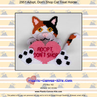 Adopt, Don't Shop Cat Treat Holder