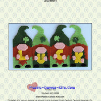 St. Patrick's Day Luck Gnomes Folding Screen