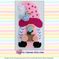 Spring Girl Gnome Wall Hanging