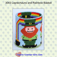 Leprechaun and Rainbow Basket